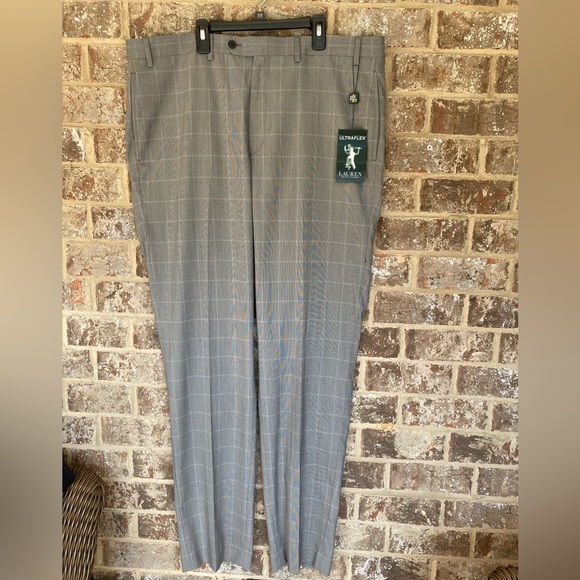 Men’s dress pants by Ralph Lauren Classic Fit New With Tags 38 X 34 Light Gray - Picture 1 of 12